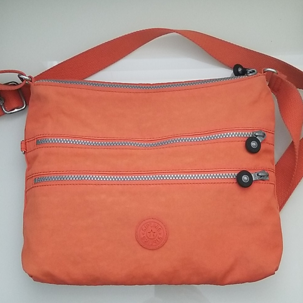 Orange kipling crossbody bag